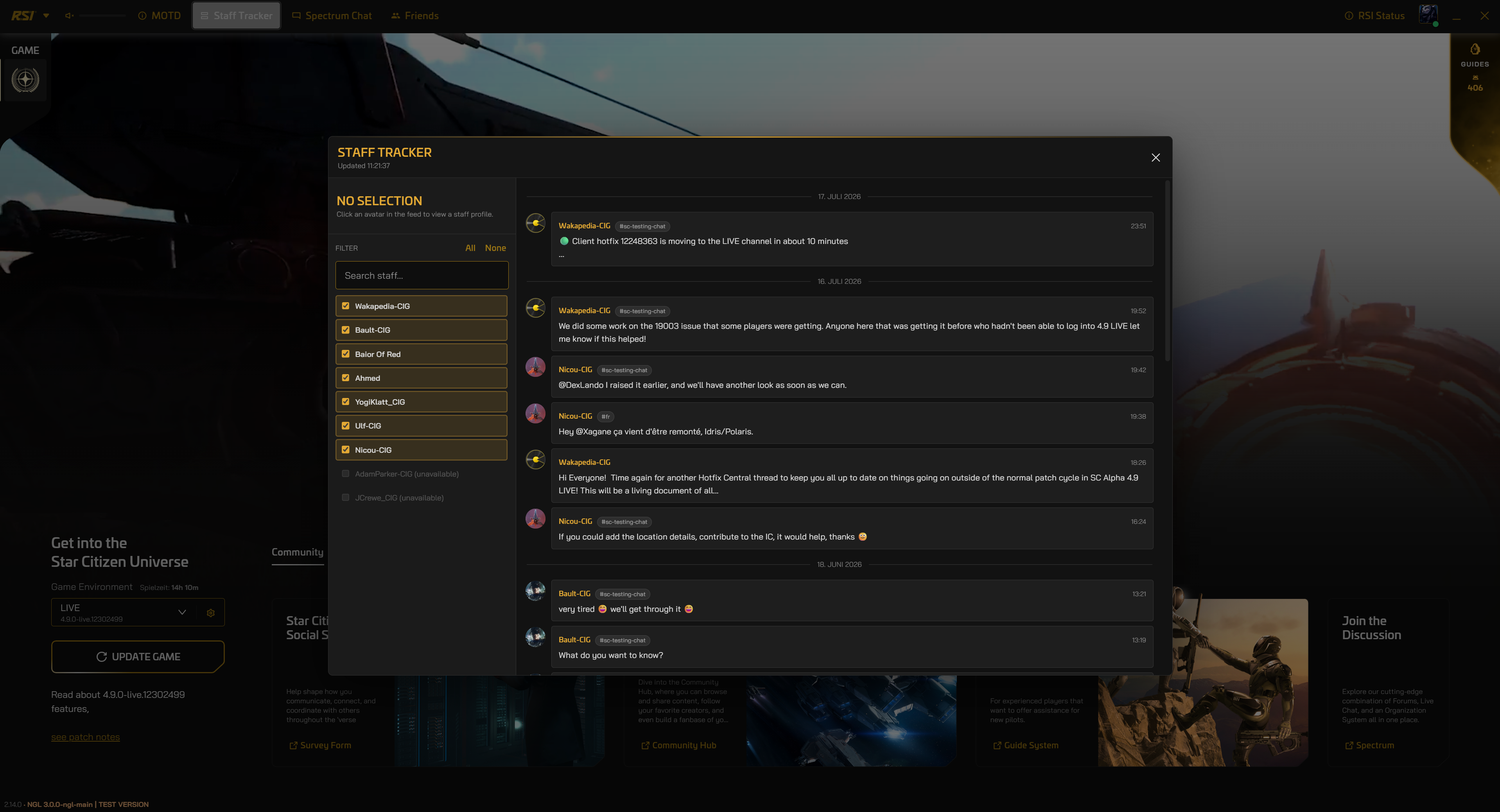 Staff Tracker